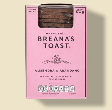 ¡Nuevo sabor! Tostadas de Almendra & Arándano